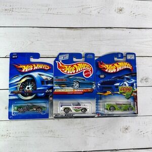 Hot Wheels Lot of 3 Jaguar‎ XK8 Monoposto Dodge Sidewinder X-Treme Speed Cars